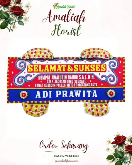 Papan Bunga Ucapan Selamat Soehanna Hall Jakarta