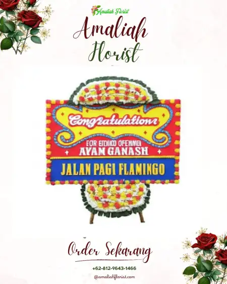 Sewa Papan Bunga Soehanna Hall Jakarta